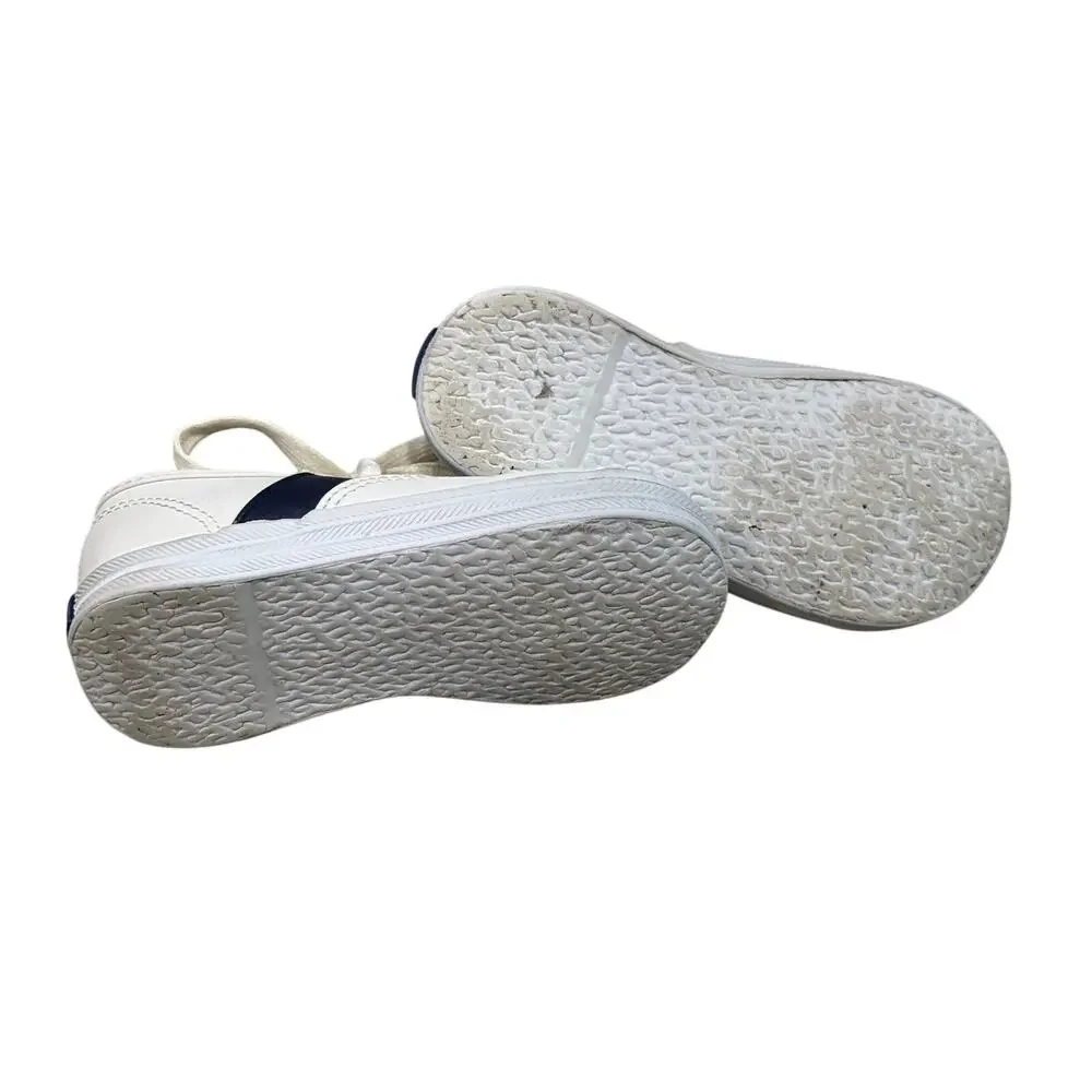 Keds Kids 6c Champ Lace School Days Saddle Shoes White Navy Blue Retro Sneakers